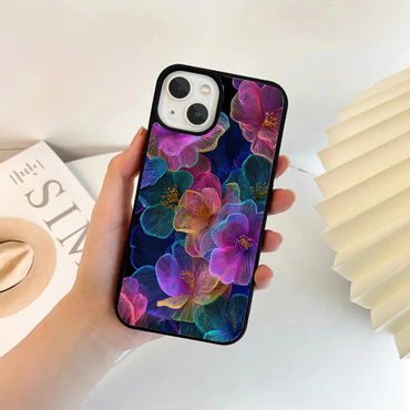Neon X-Ray Floral Glowing Phone Case