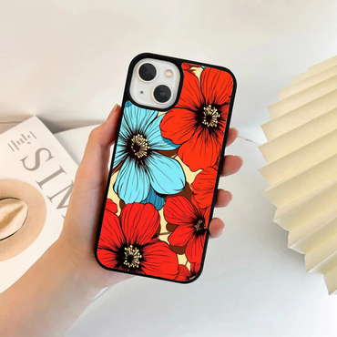 Bold Retro Pop Art Floral Phone Case