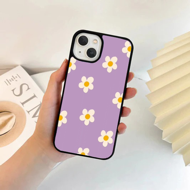 Minimalist Pastel Lavender Daisy Phone Case