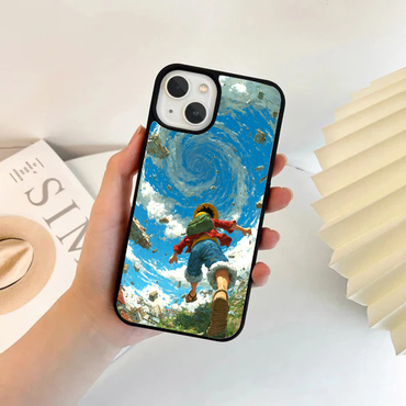 Luffy Sky Island Freefall iPhone Case