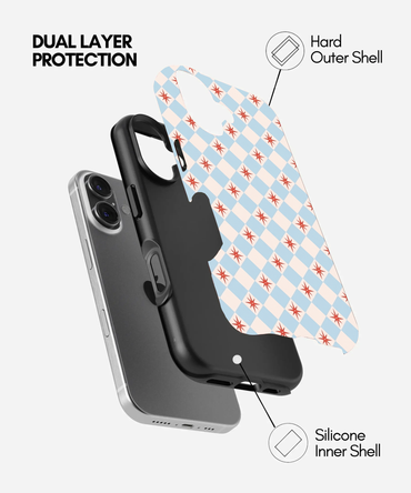 Vintage Harlequin Starburst Phone Case