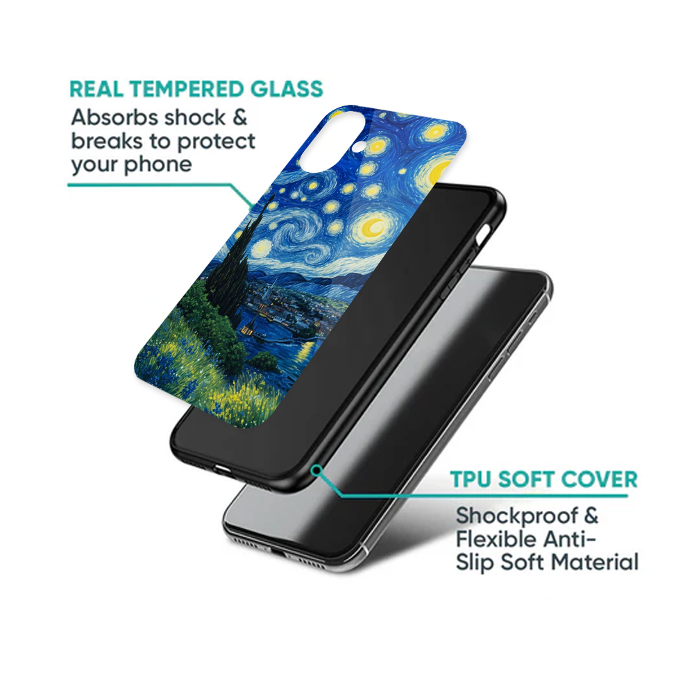 Spring Hillside Under Starry Sky Phone Case