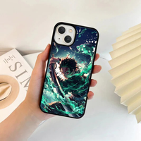 Emerald Slash Tanjiro Metal Phone Case