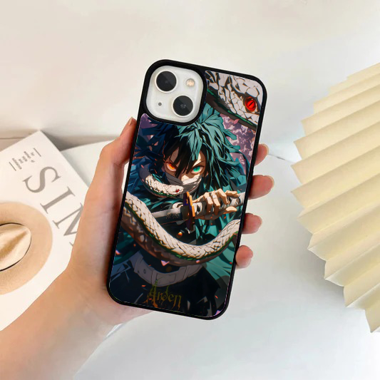Serpent Pillar Obanai Metal Phone Case