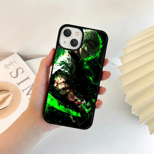 Three-Sword Aura Zoro Metal Phone Case