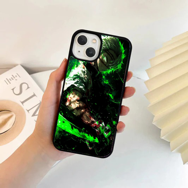 Three-Sword Aura Zoro Metal Phone Case