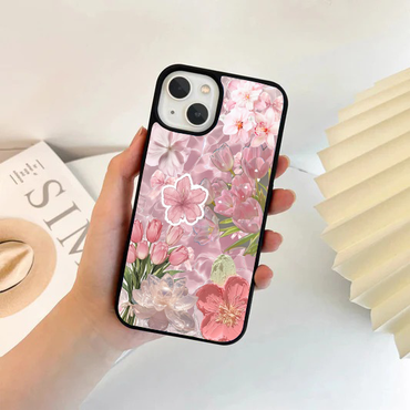 Dreamy Pink Floral Collage Phone Case