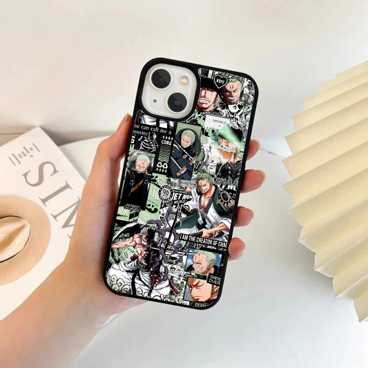 Zoro Manga Collage iPhone Case