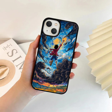Luffy Starry Sky Impressionist iPhone Case