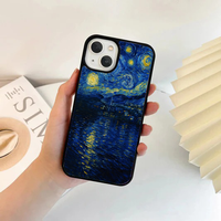 Starry Night Over The Water Metal Phone Case