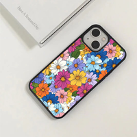 Colorful Rainbow Daisy Field Phone Case
