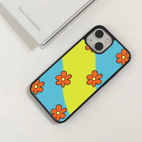 Retro Wavy Orange Flower Phone Case
