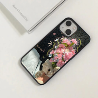 Indie Aesthetic Pink Carnation Collage Case