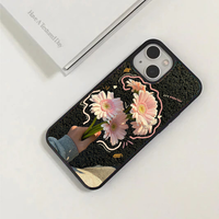 Indie Aesthetic Pink Daisy Golden Hour Case
