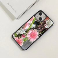 Pink Gerbera Bouquet Doodle Phone Case
