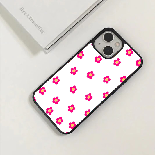 Minimalist Mini Pink Flower Phone Case