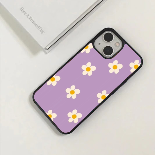Minimalist Pastel Lavender Daisy Phone Case