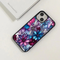 Jewel Tone Watercolor Floral Phone Case