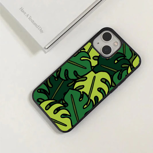 Bold Monstera Leaf Tropical Phone Case