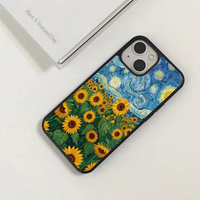 Blooming Sunflowers Under Starry Night Case