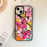 Retro Pop Art Cherry Blossom Phone Case