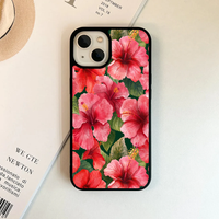 Vibrant Pink Hibiscus Floral Phone Case
