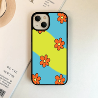 Retro Wavy Orange Flower Phone Case