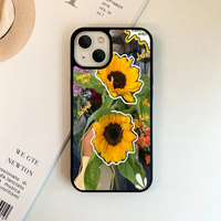 Indie Sunflower Bouquet Scrapbook Phone Case