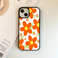 Chunky Retro Orange Flower Kidcore Case
