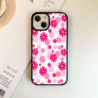 Bright Magenta & Pink Daisy Pop Phone Case