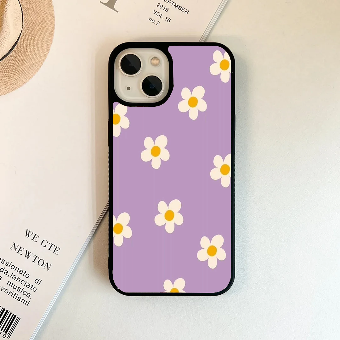 Minimalist Pastel Lavender Daisy Phone Case