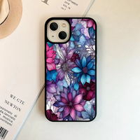 Jewel Tone Watercolor Floral Phone Case