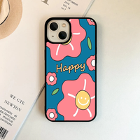 Retro Smiley Flower Happy Cartoon Case