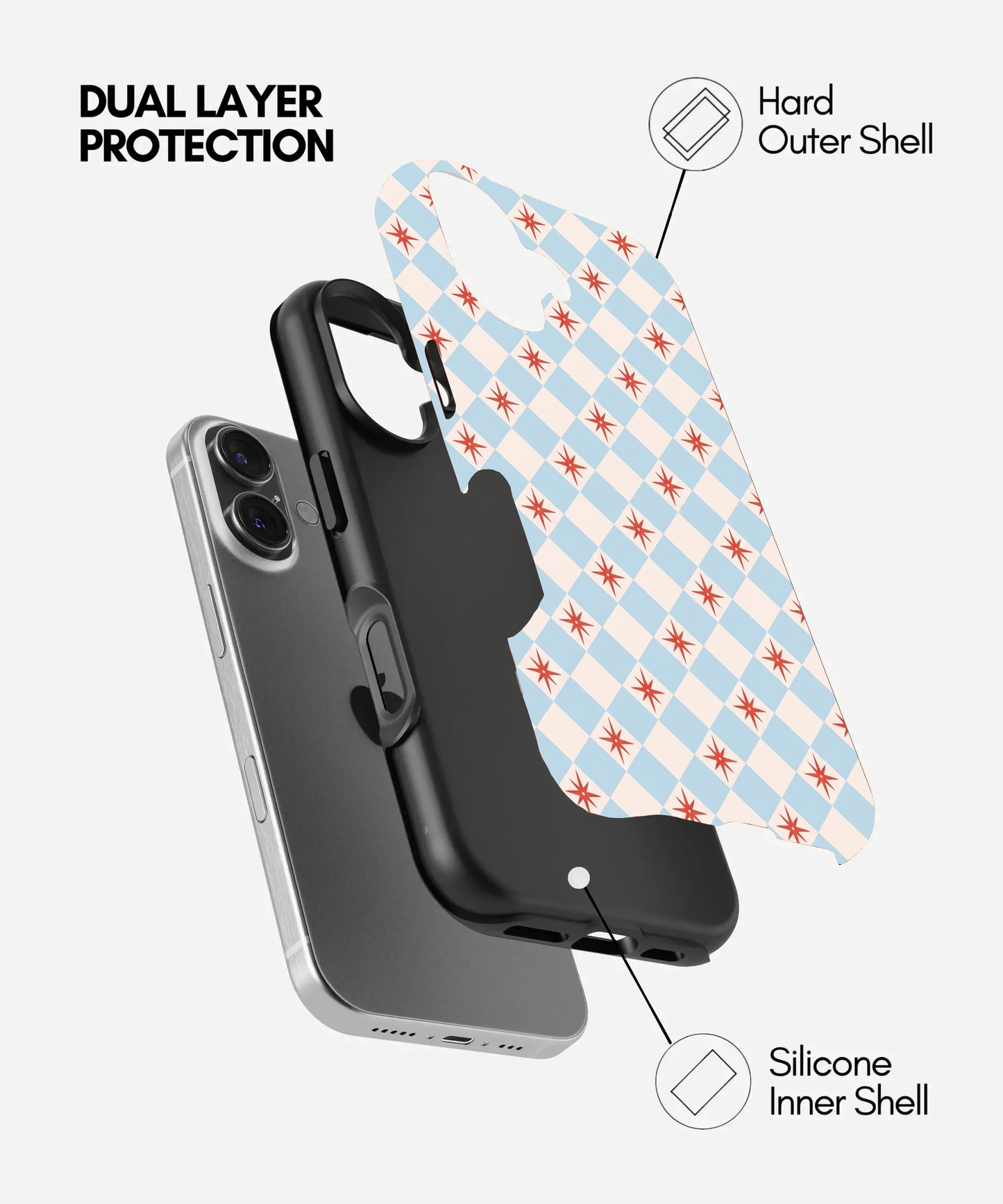 Vintage Harlequin Starburst Phone Case