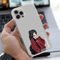 Personalized Red Hoodie Clear Case