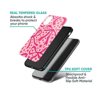 Vibrant Pink Ribbon & Stars Phone Case
