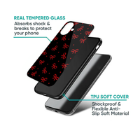 Classic Black & Red Bow Pattern Phone Case