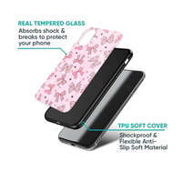 Soft Pink Daisy Bow Pattern Phone Case