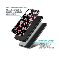 Midnight Daisy Bow Contrast Phone Case