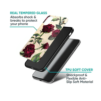 Vintage Botanical Red Rose Phone Case
