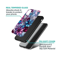 Jewel Tone Watercolor Floral Phone Case