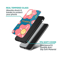 Retro Smiley Flower Happy Cartoon Case