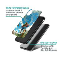 Luffy Sky Island Freefall iPhone Case