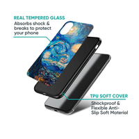 Classic Starry Night Van Gogh Metal Phone Case