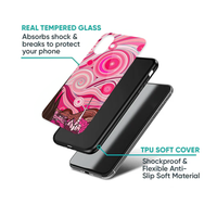 Pink Abstract Starry Night Phone Case