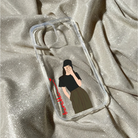 Personalized Bucket Hat Girl Clear Case